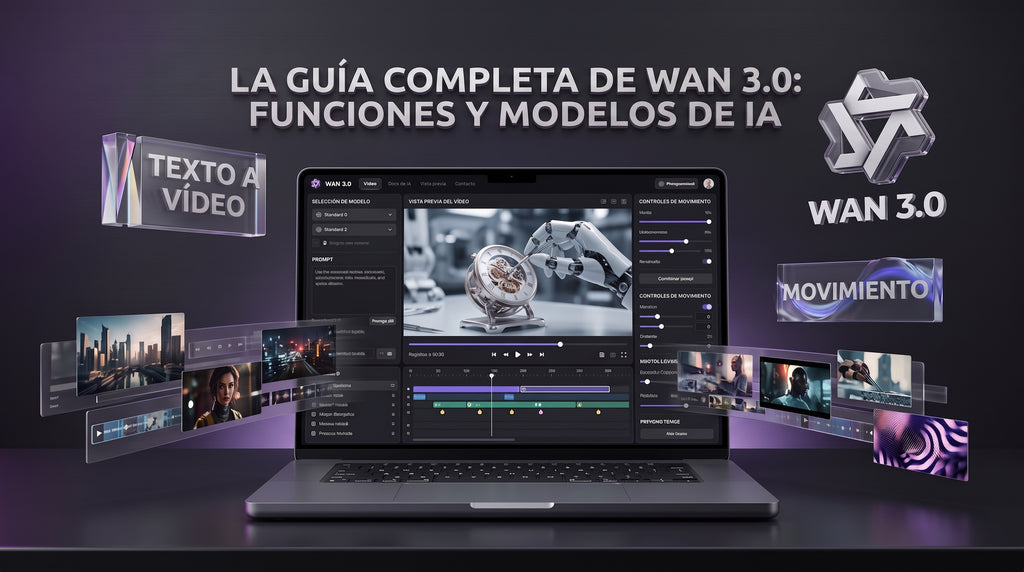 La Guía Completa de Wan 3.0: funciones y modelos de IA