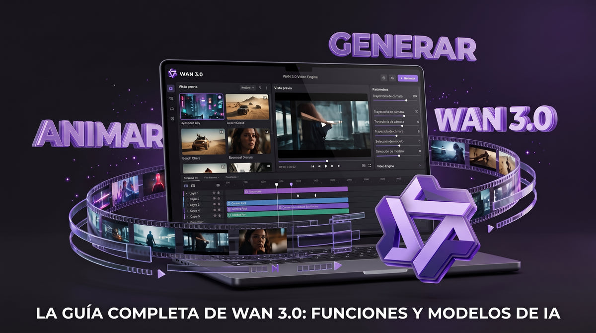 La Guía Completa de Wan 3.0: funciones y modelos de IA